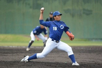 完封した近藤投手（6月5日　第3代表決定戦）