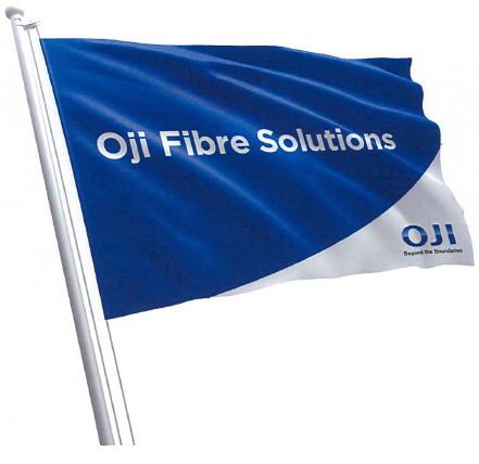 Oji Fibre Solutions社旗イメージ