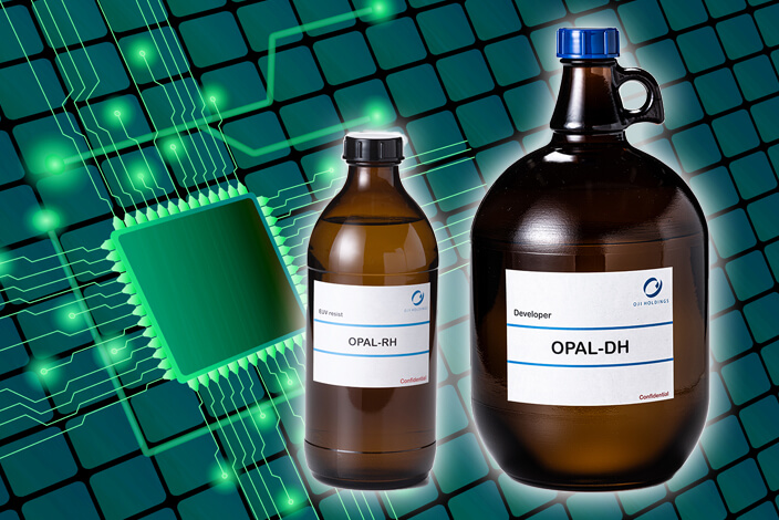 Photo: Image of photoresist for cutting-edge semiconductors