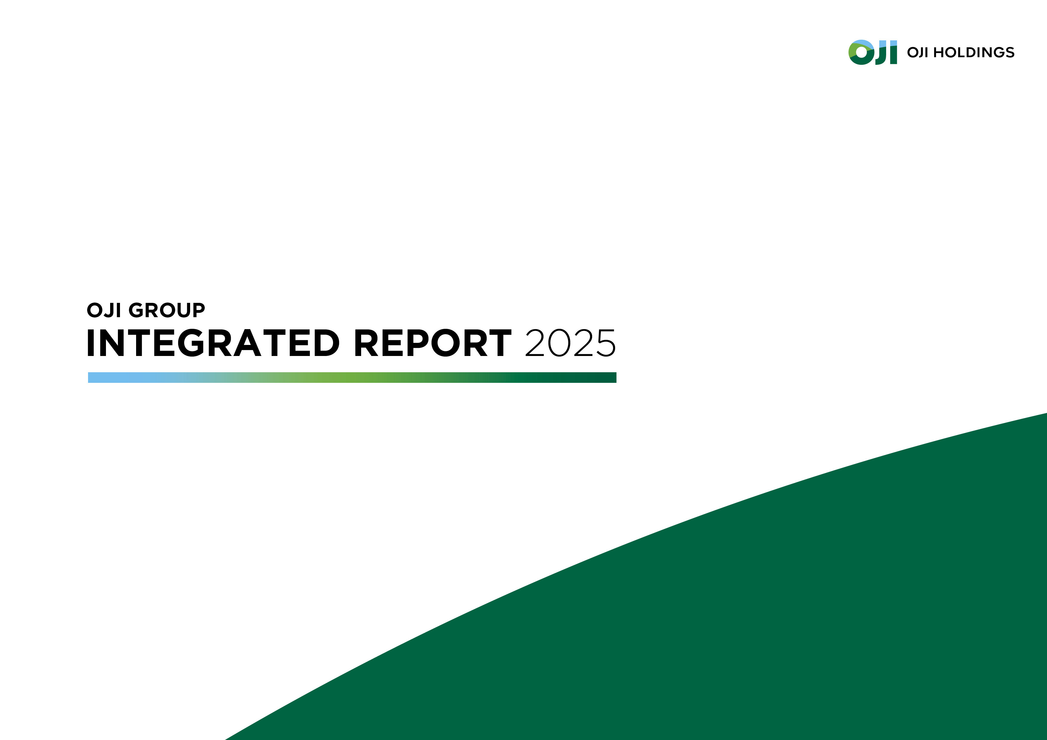 Cover image of Oji Group Integrated Report 2025
