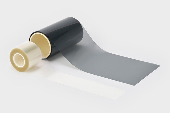 Optical double-sided adhesive films and hard-coated films